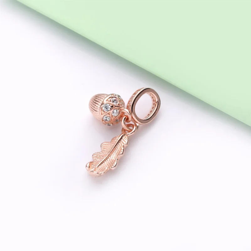 (Bild für) PANDORA Eichelblatt-Anhänger - 788248CZ - Ansicht 4