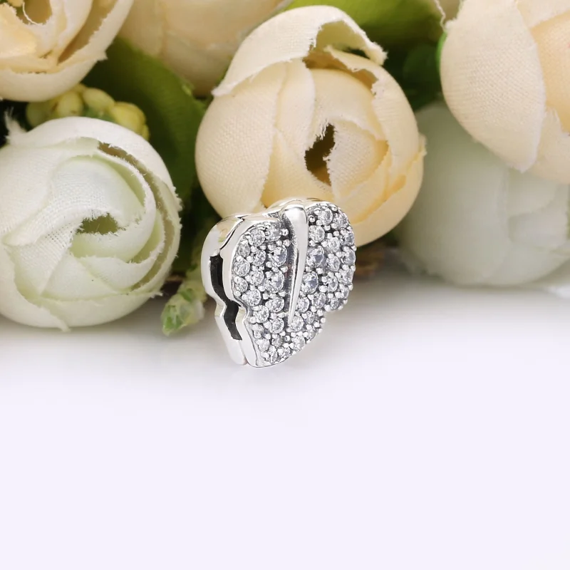 (Bild für) PANDORA Funkelnder Blatt-Clip-Charm - 798293CZ - Ansicht 2