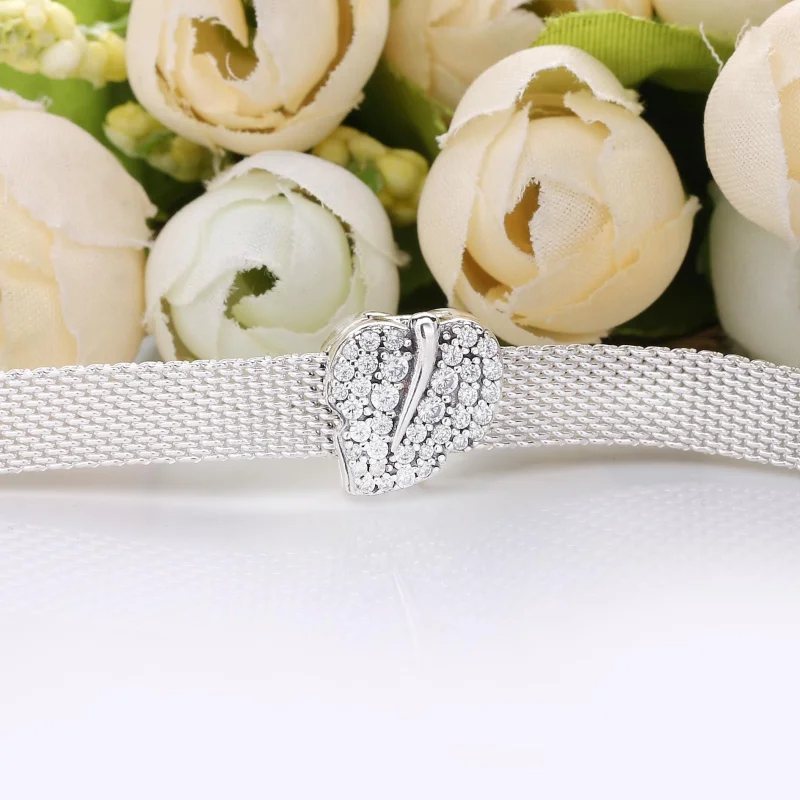 (Bild für) PANDORA Funkelnder Blatt-Clip-Charm - 798293CZ - Ansicht 4