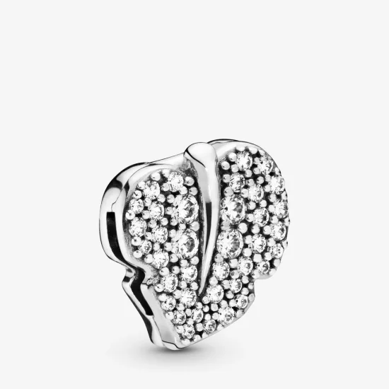 (Bild für) PANDORA Funkelnder Blatt-Clip-Charm - 798293CZ