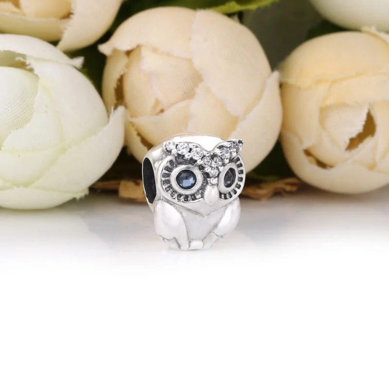 (Bild für) PANDORA Funkelnder Eulen-Charm - 798397NBCB - Ansicht 3