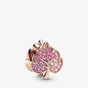 (Bild für) PANDORA Funkelnder Pave-Blatt-Charm - 788322NPMMX