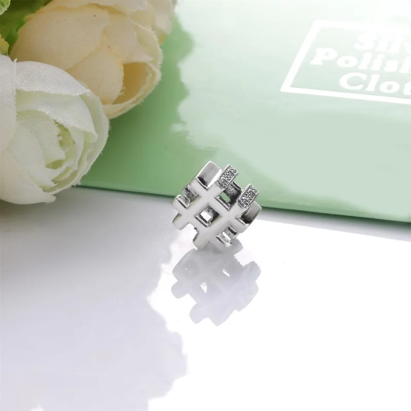 (Bild für) PANDORA Hashtag-Symbol-Charm - 798128 - Ansicht 3
