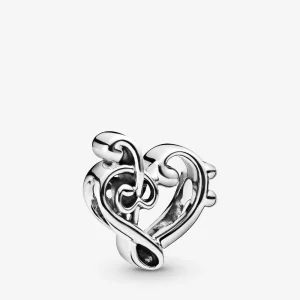 (Bild für) PANDORA Herz-Charm mit Violinschlüssel - 798346