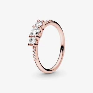 (Bild für) PANDORA Klarer Drei-Steine-Ring - 186242CZ