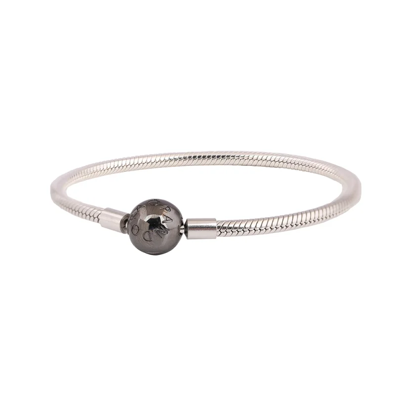 (Bild für) Pandora Moment Kettenarmband mit schwarzem Verschluss - P-D-2689