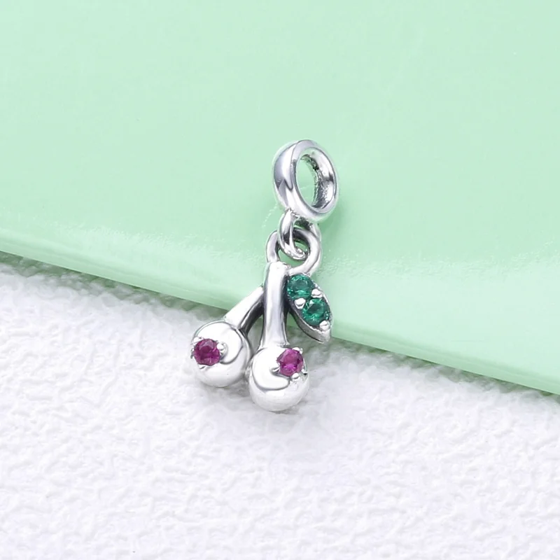 (Bild für) PANDORA My Cherry Micro Dangle Charm - 798371NCC - Ansicht 2