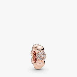 (Bild für) PANDORA Polierter Pave-Perlen-Abstandsanhänger - 788310CZ