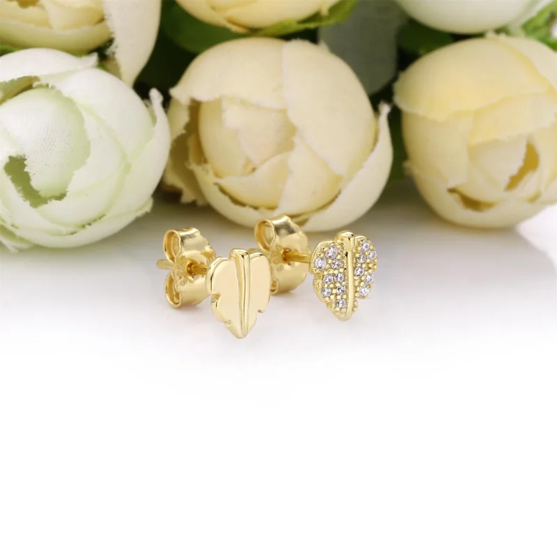 (Bild für) Pandora Shine Glänzende und funkelnde Blatt-Ohrstecker - 268334CZ - Ansicht 2