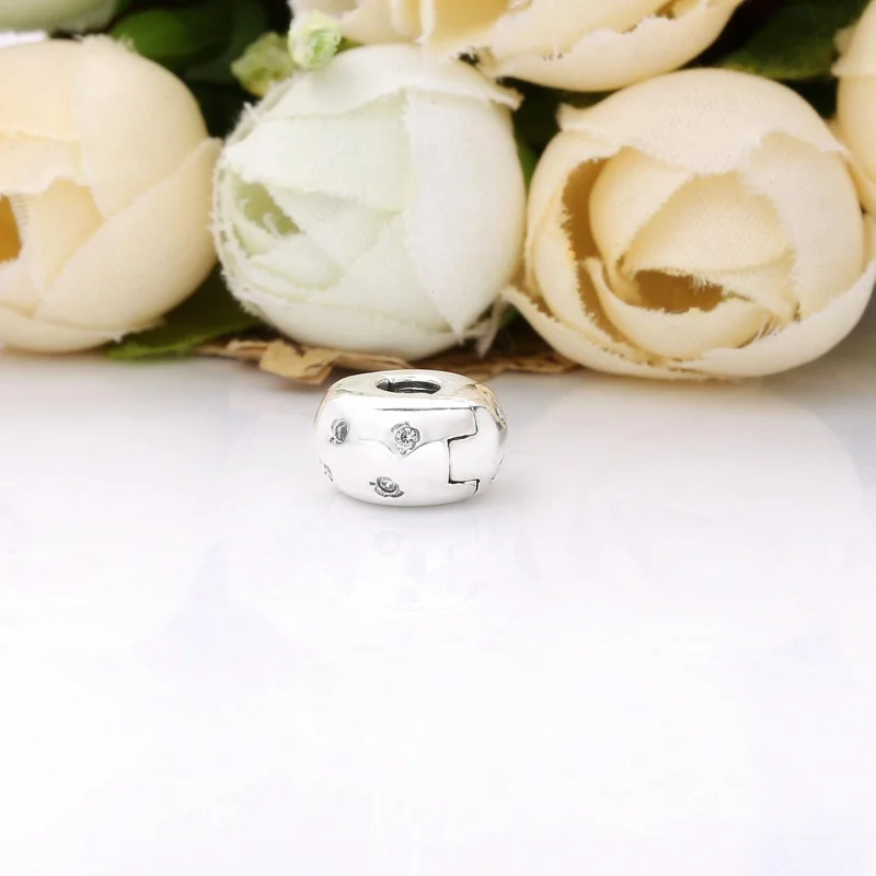 (Bild für) PANDORA Sparkling Leaves Clip-Charm - 798345CZ - Ansicht 2
