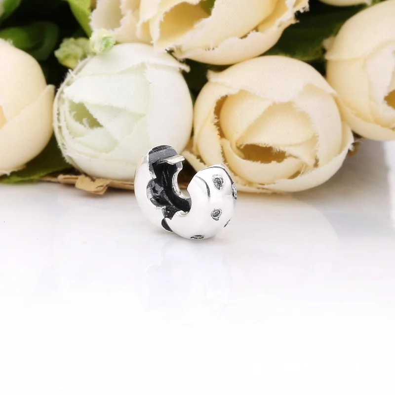 (Bild für) PANDORA Sparkling Leaves Clip-Charm - 798345CZ - Ansicht 4