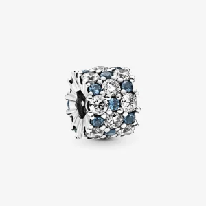 (Bild für) PANDORA Blauer und klarer Glitzer-Charm - 798487C02