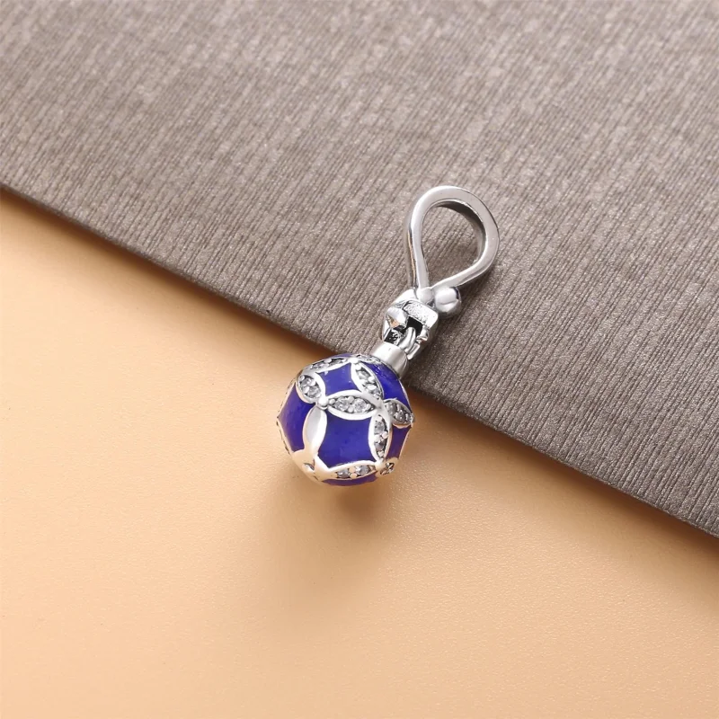 (Bild für) PANDORA Blauer Weihnachtsornament-Anhänger - 798512C01 - Ansicht 2