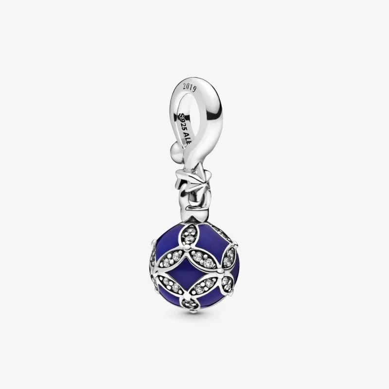 (Bild für) PANDORA Blauer Weihnachtsornament-Anhänger - 798512C01