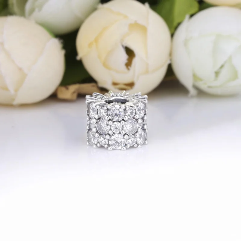 (Bild für) PANDORA Clear Sparkle Charm - 798487C01 - Ansicht 2
