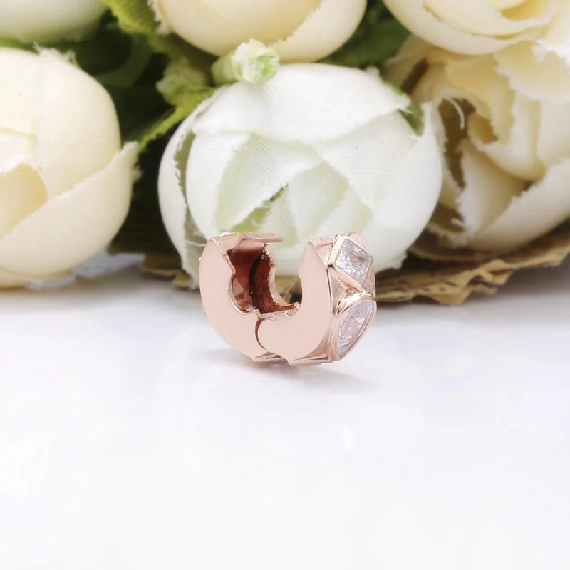 (Bild für) PANDORA Clip-Charm mit geometrischen Formen - 788429C01 - Ansicht 3