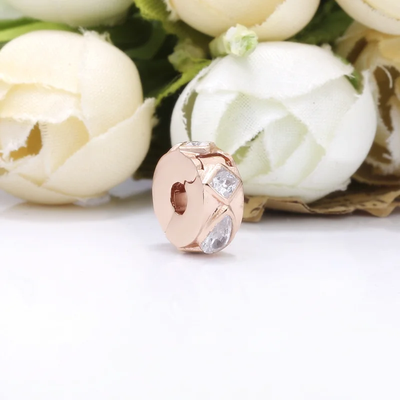 (Bild für) PANDORA Clip-Charm mit geometrischen Formen - 788429C01 - Ansicht 4