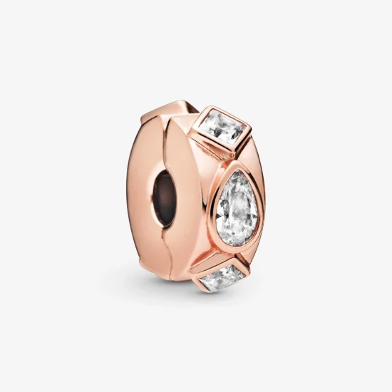 (Bild für) PANDORA Clip-Charm mit geometrischen Formen - 788429C01