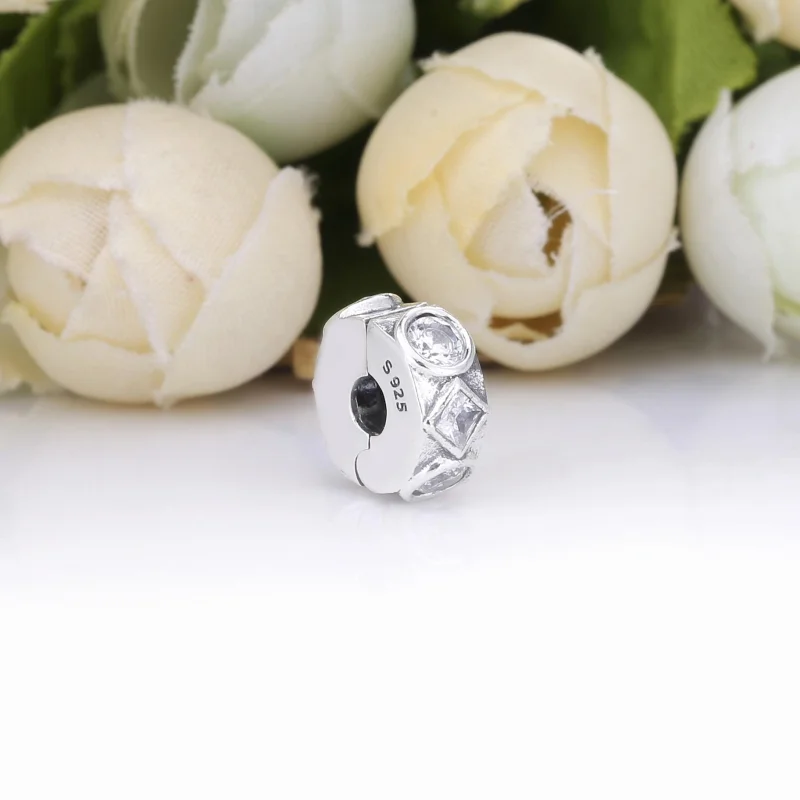 (Bild für) PANDORA Clip-Charm mit geometrischen Formen - 798463C01 - Ansicht 2