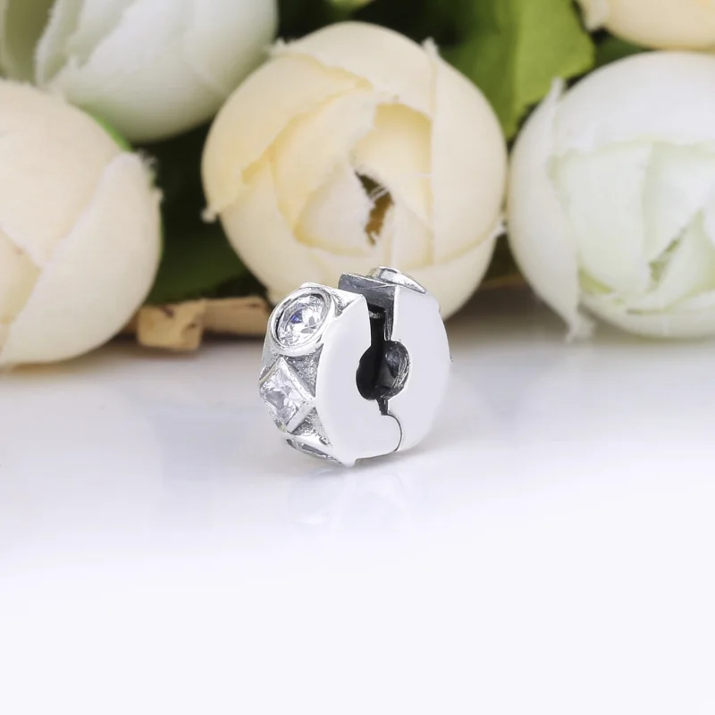 (Bild für) PANDORA Clip-Charm mit geometrischen Formen - 798463C01 - Ansicht 4