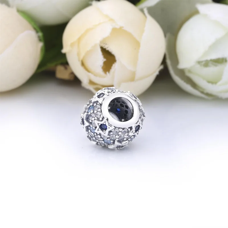 (Bild für) PANDORA Elevated Stars Pavé-Charm - 798467C01 - Ansicht 3