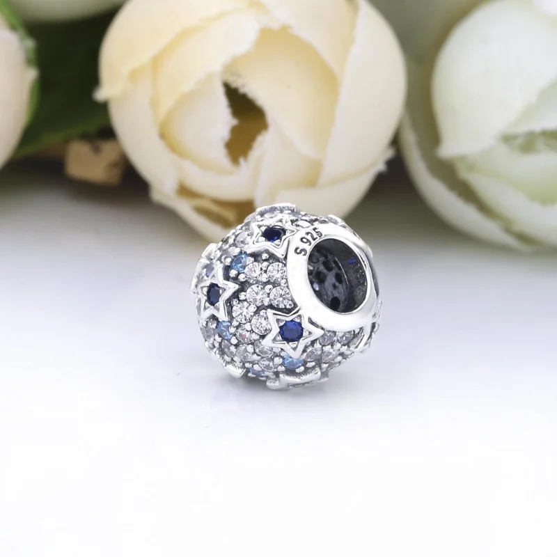 (Bild für) PANDORA Elevated Stars Pavé-Charm - 798467C01 - Ansicht 4