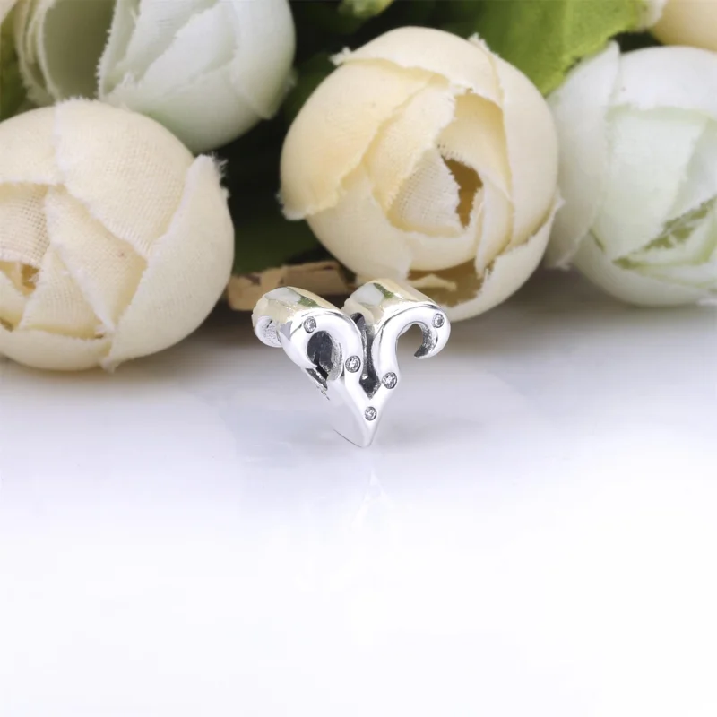 (Bild für) PANDORA Funkelnder Widder-Sternzeichen-Charm - 798416C01 - Ansicht 3