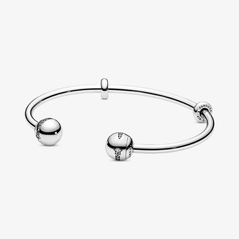 (Bild für) Pandora Moments Shooting Star Offener Armreif - 598615C01