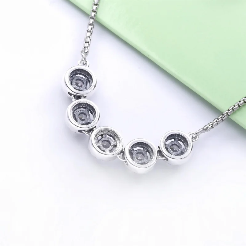 (Bild für) PANDORA Rundes glitzerndes Slider-Armband - 598510C01 - Ansicht 4