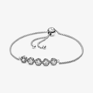 (Bild für) PANDORA Rundes glitzerndes Slider-Armband - 598510C01