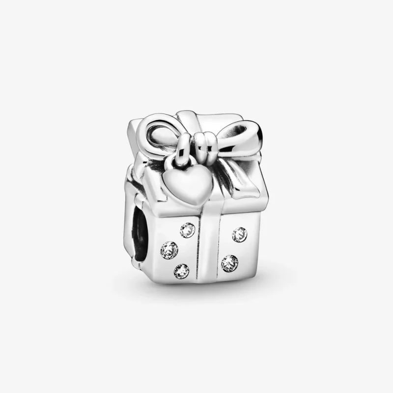 (Bild für) PANDORA Santa in a Giftbox Charm - 798470C01 - Ansicht 2