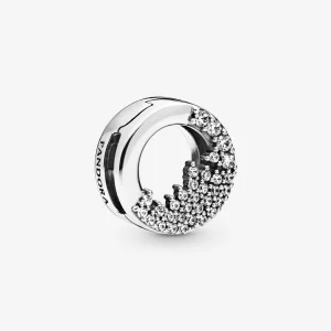 (Bild für) PANDORA Funkelnder Eiszapfen-Clip-Charm - 798475C01