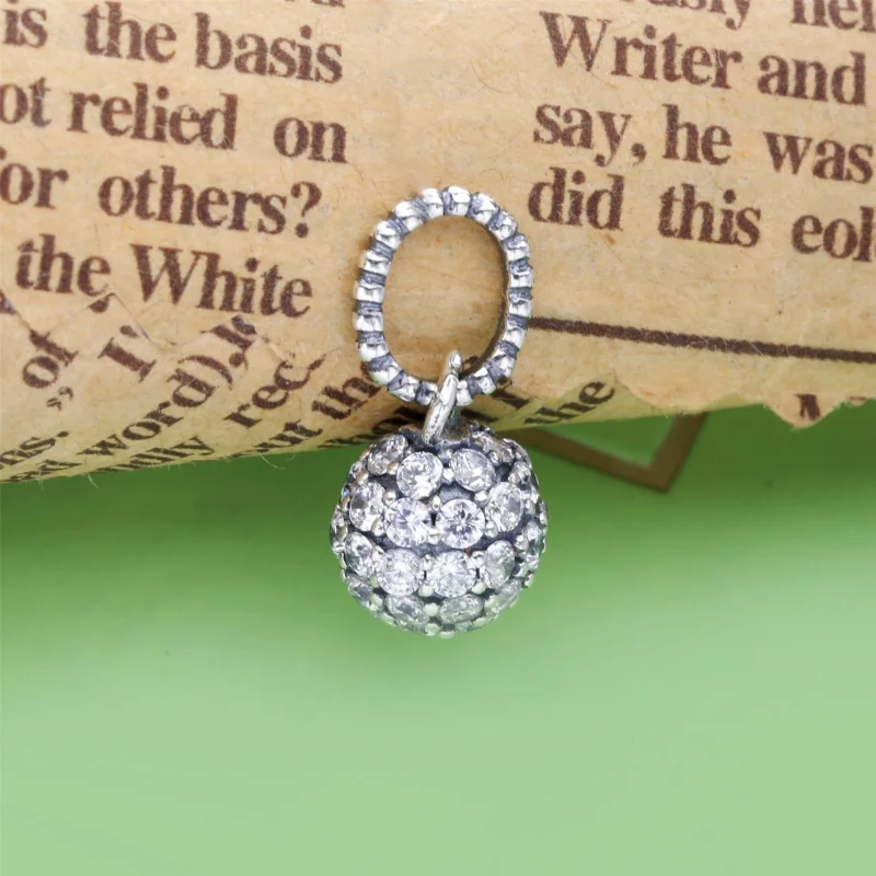 (Bild für) PANDORA Pavé-Kugelanhänger - 398690C01 - Ansicht 4