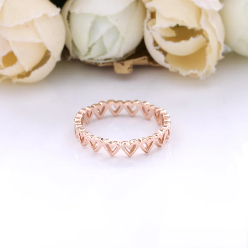 (Bild für) Freihand Herzen Ring - 188696C00 - Ansicht 2