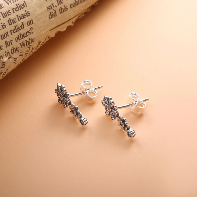 (Bild für) Funkelnde Gänseblümchen Trio Ohrstecker - 298876C01 - Ansicht 4