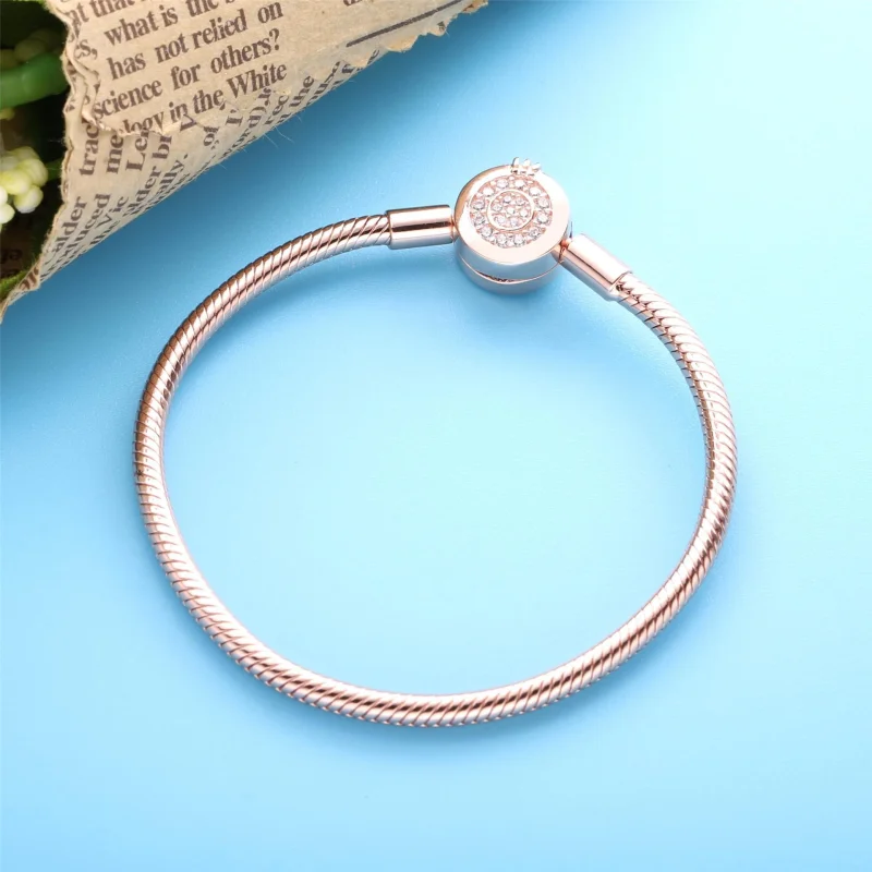 (Bild für) Funkelndes Crown O Schlangen Gliederarmband - 589046C01 - Ansicht 2