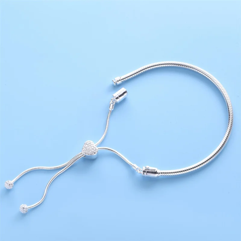 (Bild für) Pandora Armband Pave Herz - 598699C01 - Ansicht 3