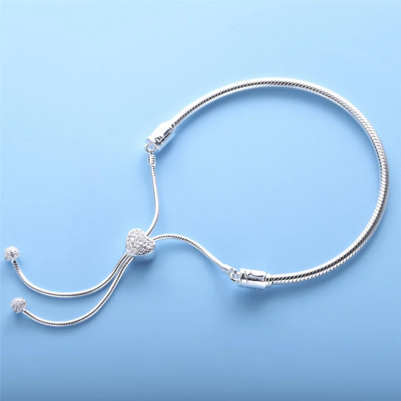 (Bild für) Pandora Armband Pave Herz - 598699C01 - Ansicht 4