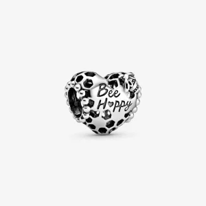 (Bild für) PANDORA Bee Happy Honeycomb Herz Charm - 798769C00
