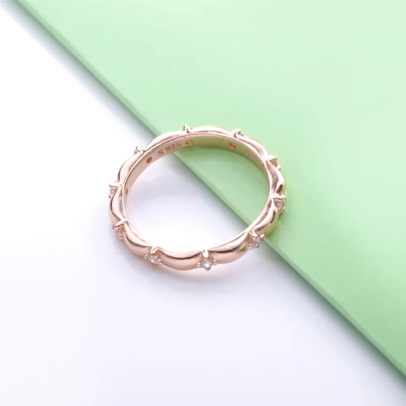 (Bild für) PANDORA Blütenblatt-Bandring - 188791C01 - Ansicht 3