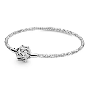 (Bild für) Pandora Bright Snowflake Mesh-Armband - 598616C01