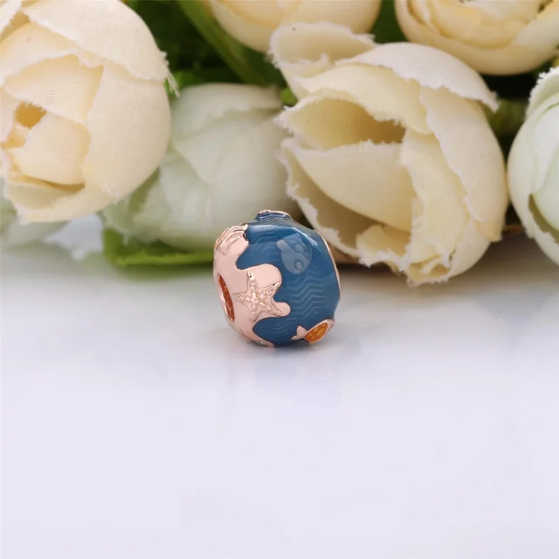 (Bild für) PANDORA Charm „Schimmernde Meereswellen und Fische“. - 789004C01 - Ansicht 2