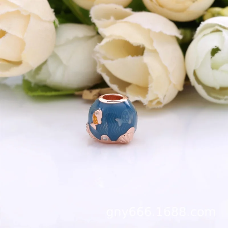 (Bild für) PANDORA Charm „Schimmernde Meereswellen und Fische“. - 789004C01 - Ansicht 4