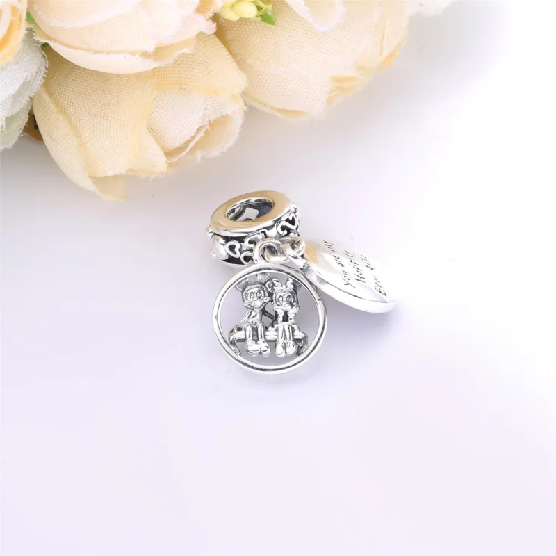 (Bild für) PANDORA Disney Mickey Mouse & Minnie Mouse Happily Ever After Charm-Anhänger - 7 - Ansicht 4