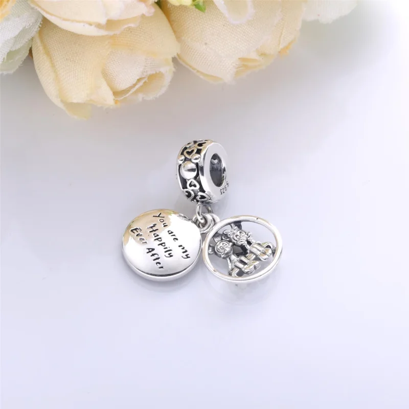 (Bild für) PANDORA Disney Mickey Mouse & Minnie Mouse Happily Ever After Charm-Anhänger - 7 - Ansicht 5