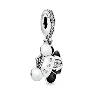 (Bild für) PANDORA Disney Mickey und Minnie Hochzeits-Anhänger aus Sterlingsilber - 798804C01