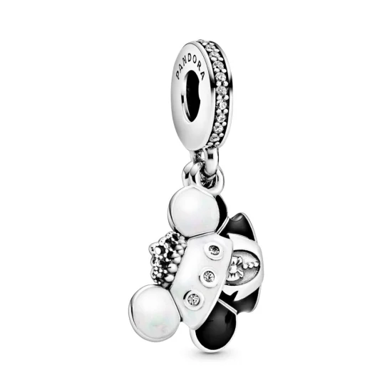 (Bild für) PANDORA Disney Mickey und Minnie Hochzeits-Anhänger aus Sterlingsilber - 798804C01