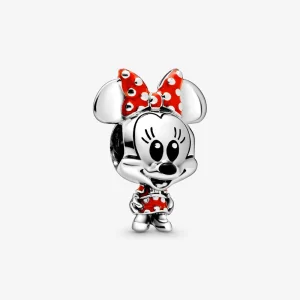 (Bild für) PANDORA Disney Minnie Maus gepunkteter Kleid- und Schleifenanhänger - 798880C02