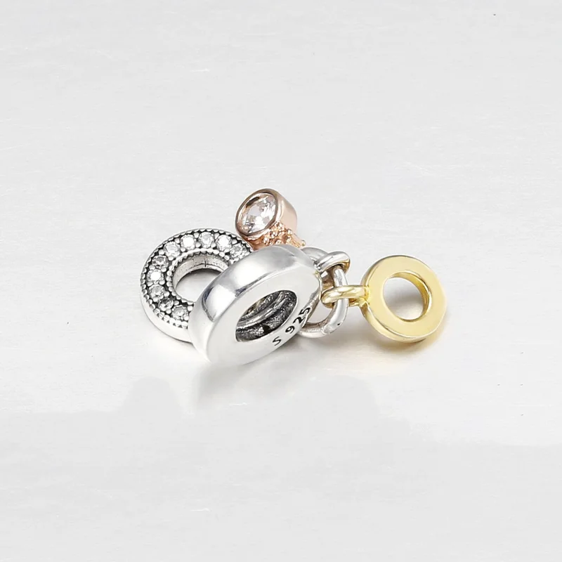 (Bild für) PANDORA Dreifach-Monogramm und Logo, klares CZ - 769044C01 - Ansicht 2