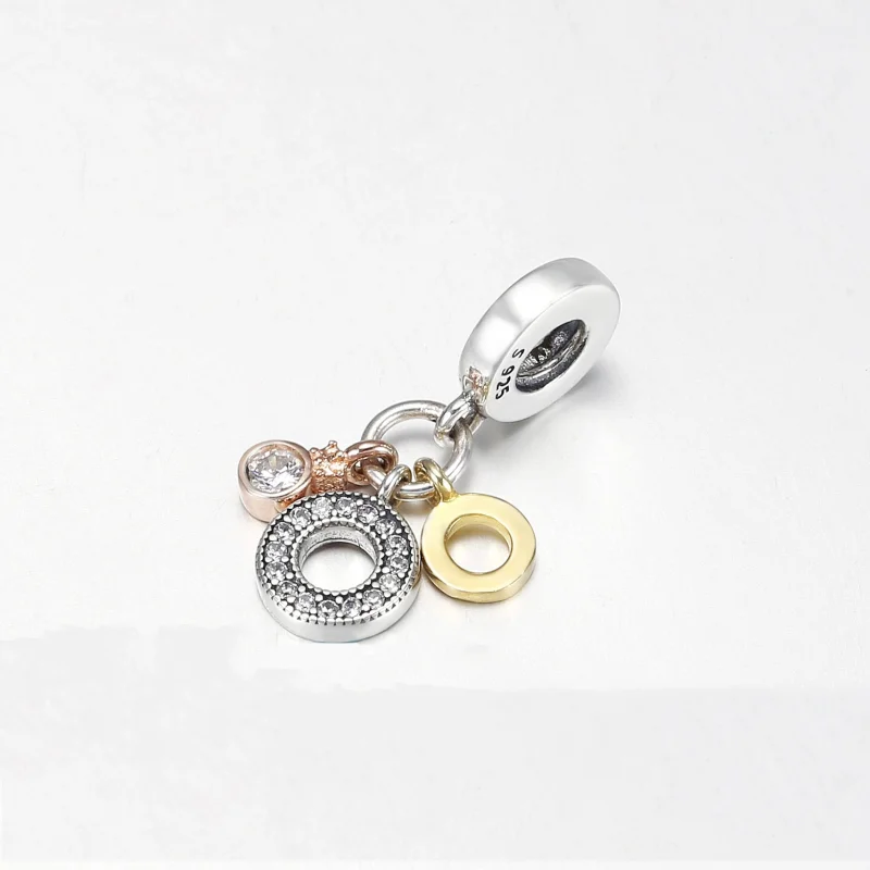 (Bild für) PANDORA Dreifach-Monogramm und Logo, klares CZ - 769044C01 - Ansicht 3